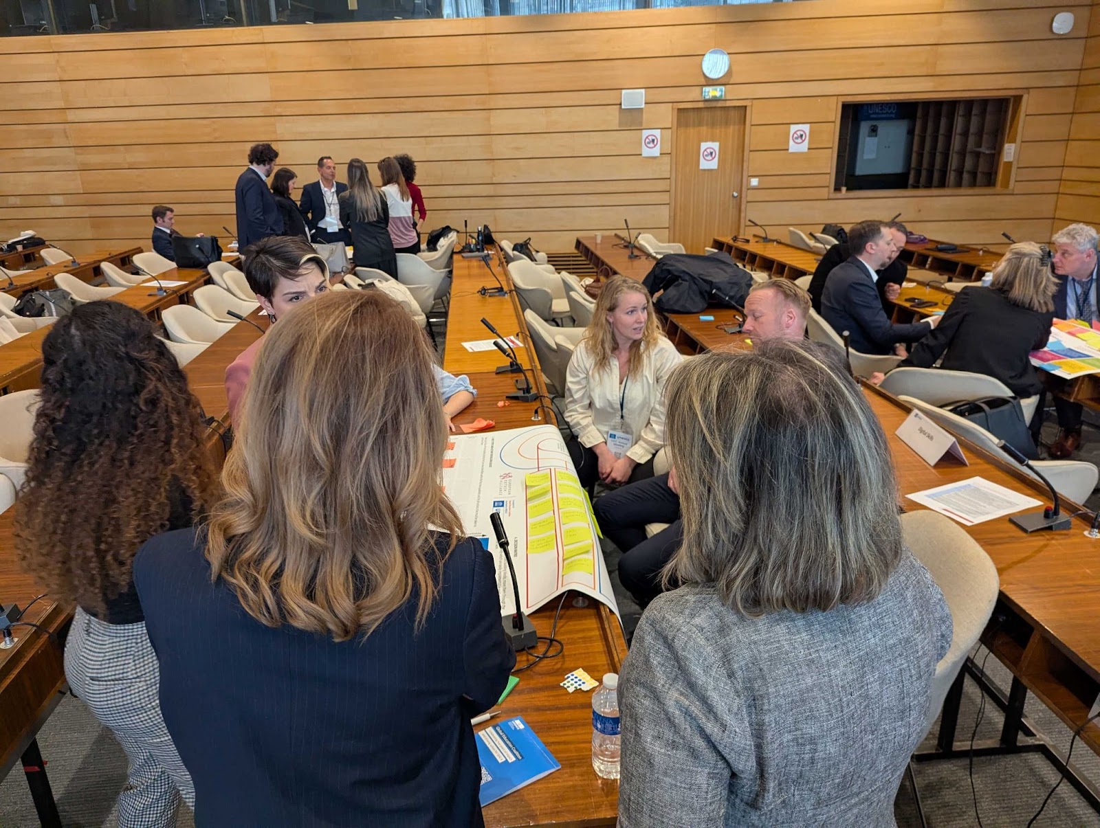 A group of educators at a conference.