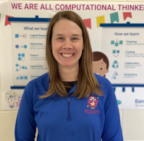 Headshot of Katie Dahlamn, a guest teacher who featured on the 'Teacher tips: Digital literacy' episode of the Hello World podcast.