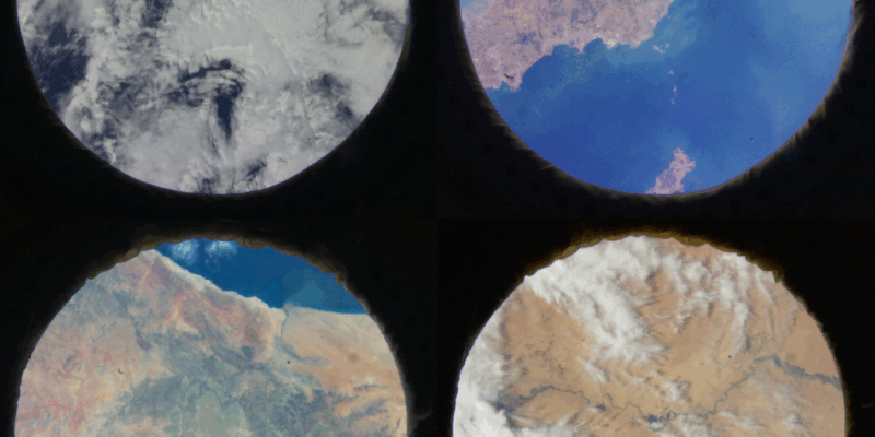 A selection of images taken by Mission Space Lab teams