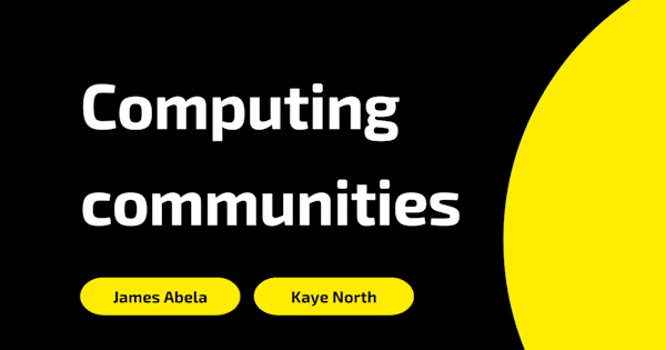 Soundwave from Season 6 episode 2 - The role of computing communities.