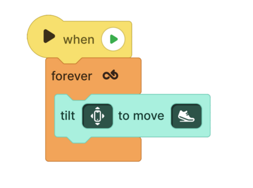 A short OctoStudio blocks script.