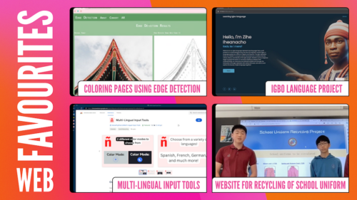 Judges’ favourite projects in the Web category.